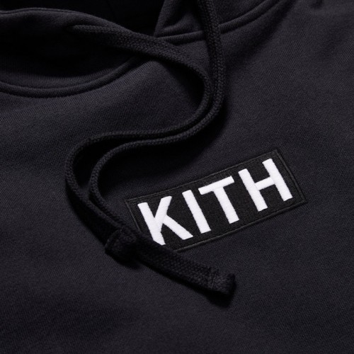 Kith x Disney Mickey Sleeve Patches Hoodie Black