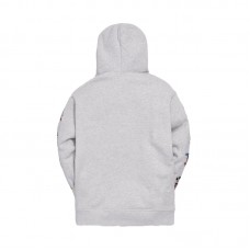 Kith x Disney Mickey Sleeve Patches Hoodie Heather Grey