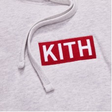 Kith x Disney Mickey Sleeve Patches Hoodie Heather Grey