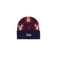 Kith x Disney Monogram Dock Beanie Red