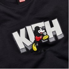 Kith x Disney Running Mickey Tee Black