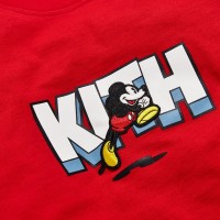 Kith x Disney Running Mickey Tee Red