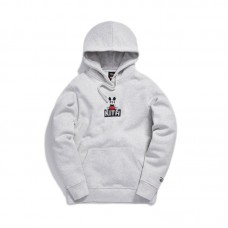 Kith x Disney Sitting Classic Logo Mickey Hoodie Heather Grey