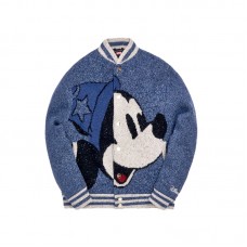Kith x Disney Varsity Jacket Navy
