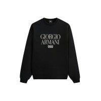 Kith x Giorgio Armani Nelson Crewneck Black