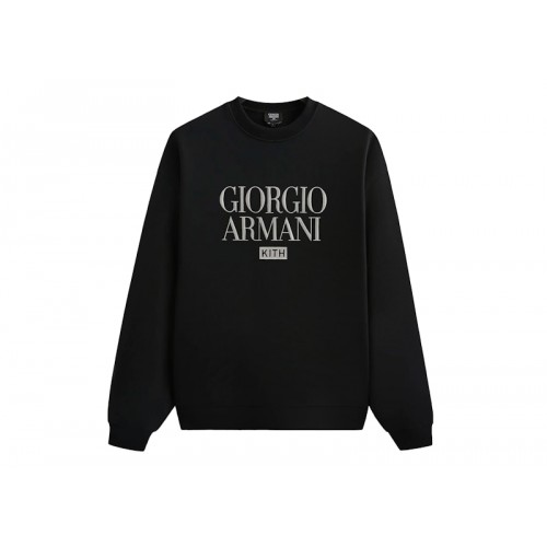 Оригинальный шмот Kith x Giorgio Armani Nelson Crewneck Black