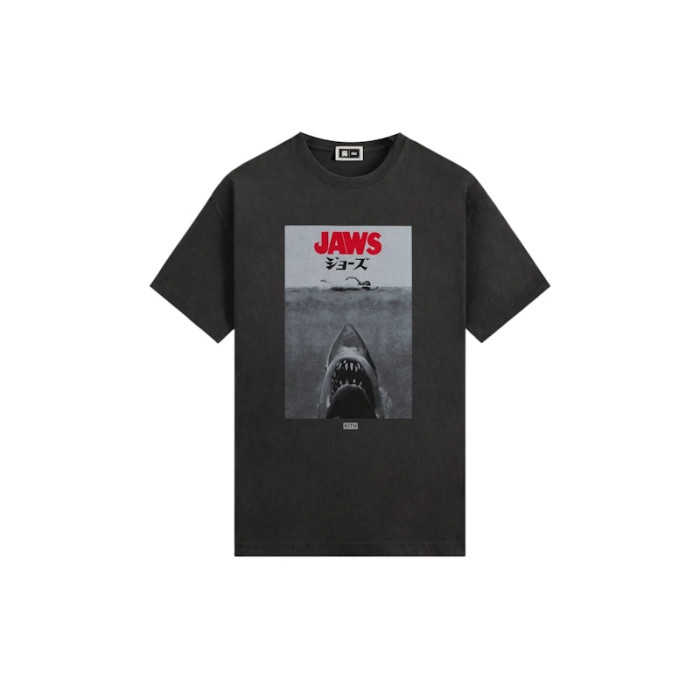 Kith x JAWS Japanese Poster Vintage Tee Black