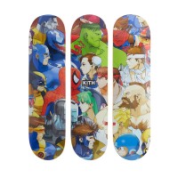 Kith x Marvel Capcom Triptych Set of 3 Skateboard Deck