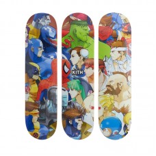 Kith x Marvel Capcom Triptych Set of 3 Skateboard Deck