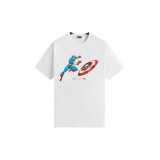 Kith x Marvel Captain America Vintage Tee White