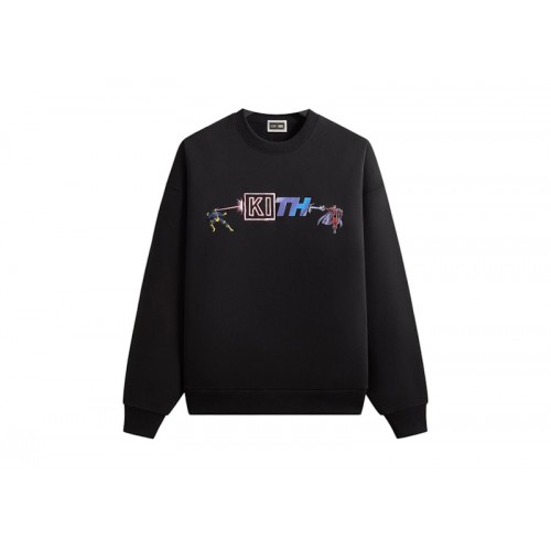 Kith x Marvel Clash Vintage Nelson Crewneck Black