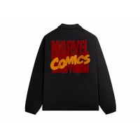 Kith x Marvel Comics Coaches Jacket Black