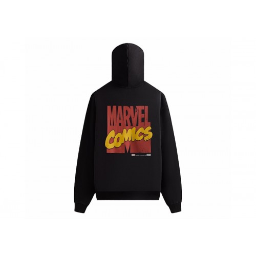 Оригинальный шмот Kith x Marvel Comics Vintage Nelson Hoodie Black