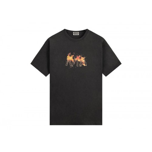 Kith x Marvel Ghost Rider Vintage Tee Black