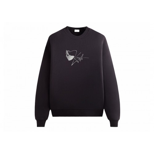 Оригинальный шмот Kith x Marvel Herald Vintage Nelson Crewneck Battleship