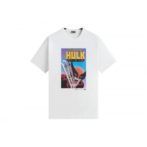 Kith x Marvel Hulk Vintage Tee White
