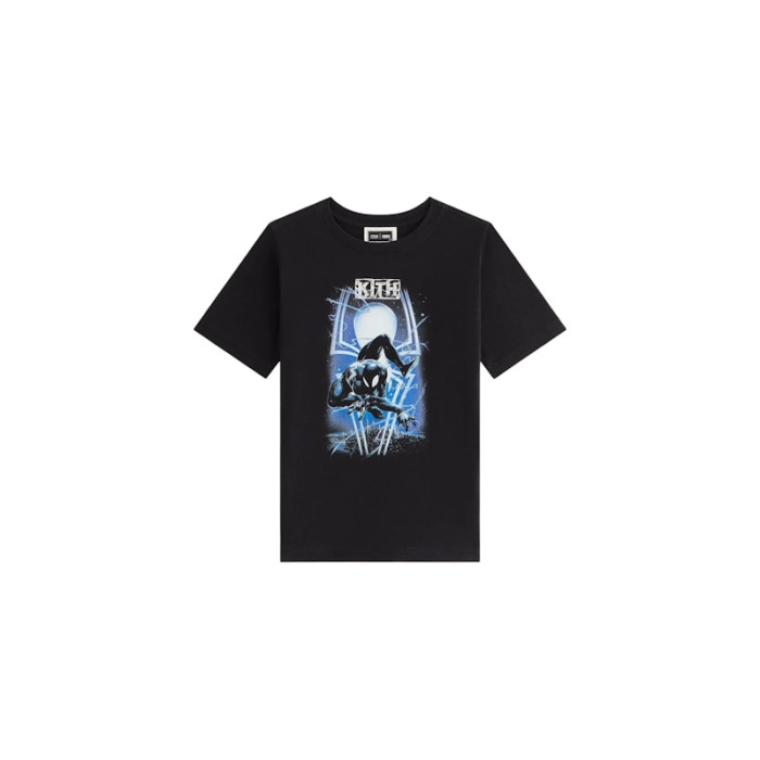 Kith x Marvel Kids Symbiote Spiderman Vintage Tee Black Kith x Marvel Kids Symbiote Spiderman Vintage Tee Black