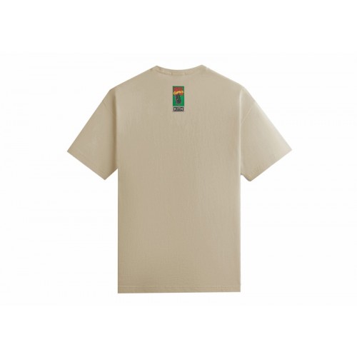 Оригинальный шмот Kith x Marvel Mysterio Spiderman Vintage Tee Sandrift