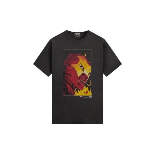 Kith x Marvel Red Hulk Vintage Tee Black