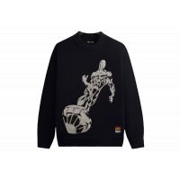 Kith x Marvel Silver Surfer Lewis Crewneck Sweater Black