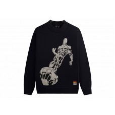 Kith x Marvel Silver Surfer Lewis Crewneck Sweater Black