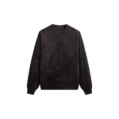 Kith x Marvel Spiderman Crewneck Sweater Carbon