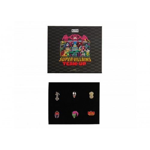 Kith x Marvel Super Villain Pin Set Multi