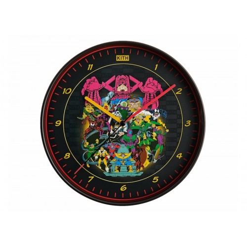Kith x Marvel Super Villains Team Up Clock Multicolor