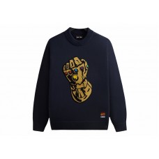 Kith x Marvel Thanos Lewis Crewneck Sweater Nocturnal