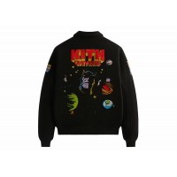 Kith x Marvel Universe Varsity Jacket Black/Blue