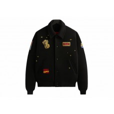 Kith x Marvel Universe Varsity Jacket Black/Red