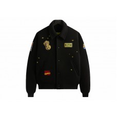 Kith x Marvel Universe Varsity Jacket Black/Yellow