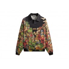 Kith x Marvel vs. Capcom Age of Heroes Nelson Fleece Rugby Black