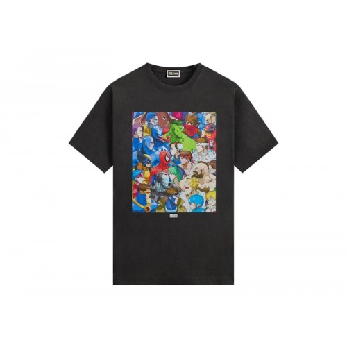 Kith x Marvel vs. Capcom Clash of Super Heroes Vintage Tee Black