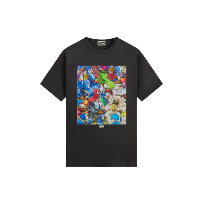 Kith x Marvel vs. Capcom Clash of Super Heroes Vintage Tee Black