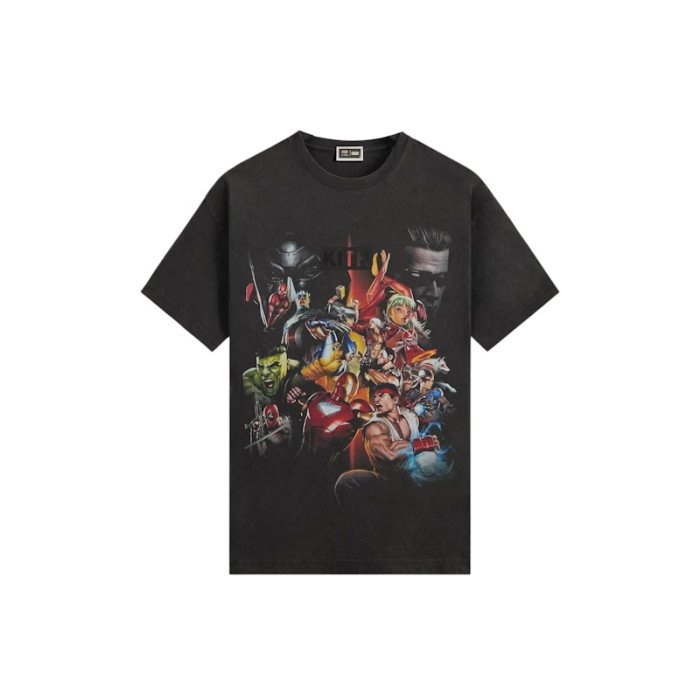 Kith x Marvel vs. Capcom Ultimate Vintage Tee Black