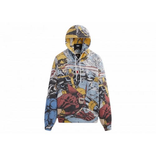 Kith x Marvel X-Men Battle Hoodie White PH