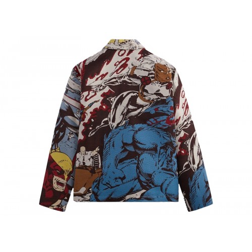 Kith x Marvel X-Men Tapestry Coaches Jacket Black PH Kith x Marvel X-Men Tapestry Coaches Jacket Black PH
