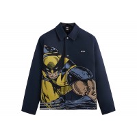 Kith x Marvel X-Men Wolverine Tapestry Coaches Jacket Nocturnal PH