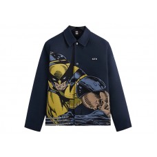 Kith x Marvel X-Men Wolverine Tapestry Coaches Jacket Nocturnal PH
