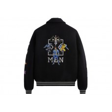 Kith x Marvel X-Men Wool Varsity Jacket Black PH