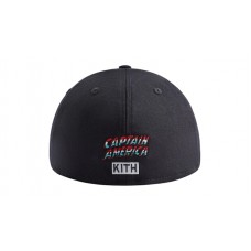 Kith x Marvel x New Era Captain America Low Profile 59FIFTY Fitted Cap Nocturnal