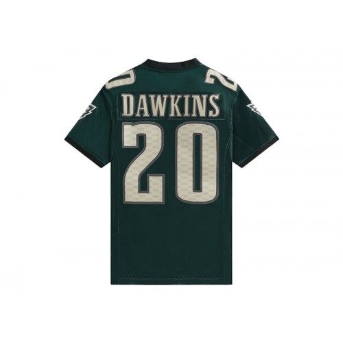 Оригинальный шмот Kith x Mitchell & Ness NFL Brian Dawkins Jersey Pea Green