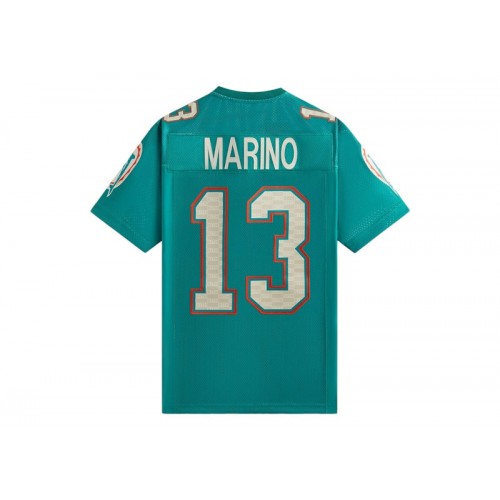 Оригинальный шмот Kith x Mitchell & Ness NFL Dan Marino Jersey Teal