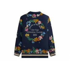 Kith x New York Botanical Garden Floral Border Long Sleeve Thompson Shirt Nocturnal