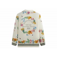 Kith x New York Botanical Garden Floral Border Long Sleeve Thompson Shirt White