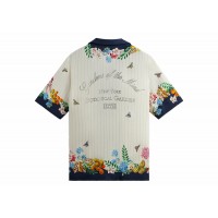 Kith x New York Botanical Garden Pinstripe Floral Thompson Shirt Silk