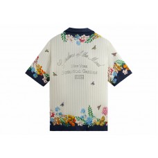 Kith x New York Botanical Garden Pinstripe Floral Thompson Shirt Silk