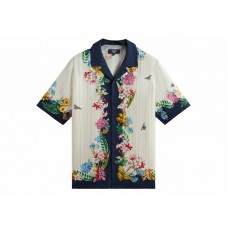 Kith x New York Botanical Garden Pinstripe Floral Thompson Shirt Silk