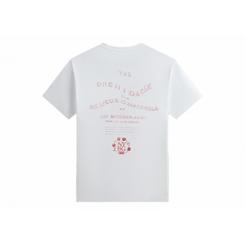 Оригинальный шмот Kith x New York Botanical Garden Title Page Vintage Tee White